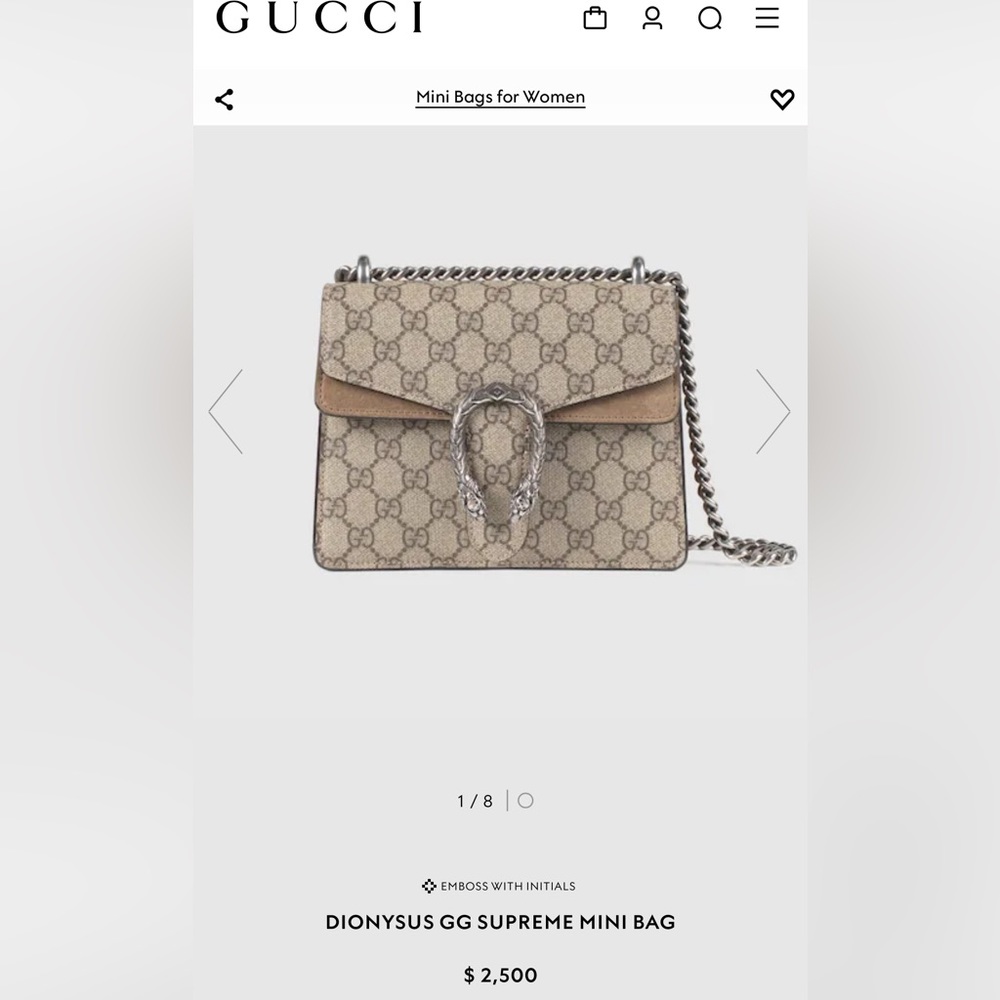Gucci Dionysus bag